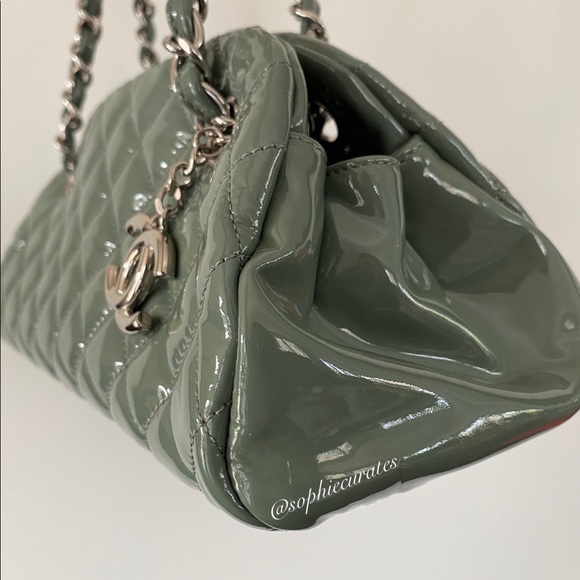 Chanel Small Just Mademoiselle Bowler Bag in Green - Picture 3 of 7